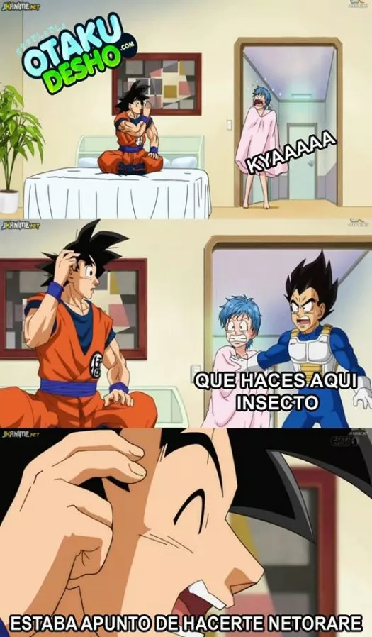 Ese Goku no pierde el tiempo