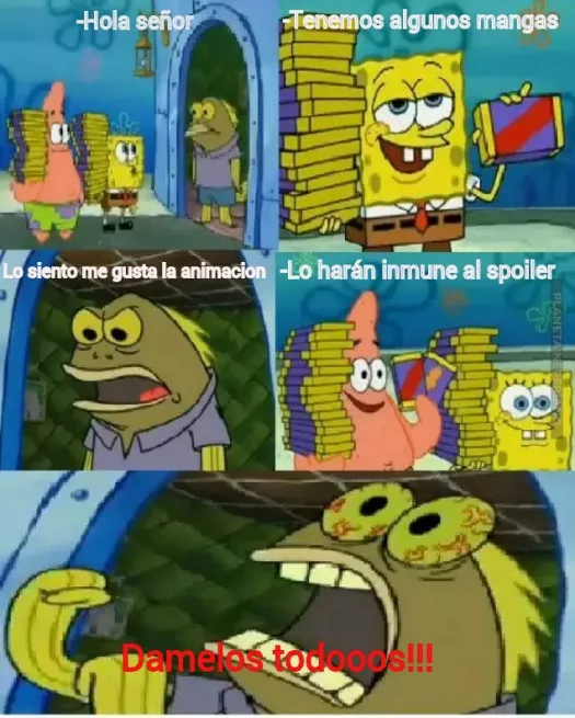 Todos caen con lo del spoiler...⊙_⊙