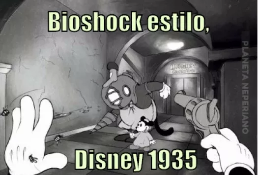 Bioshock al estilo retro disney