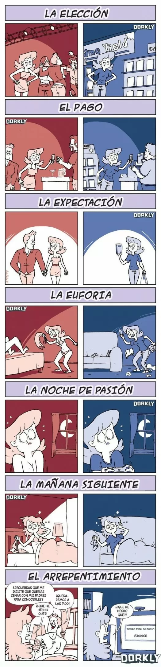 Noche loca vs juego nuevo