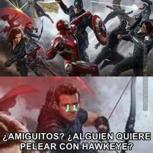 Nadie quiere a hawkeye