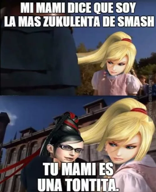 Duelo samus y bayonetta en smash