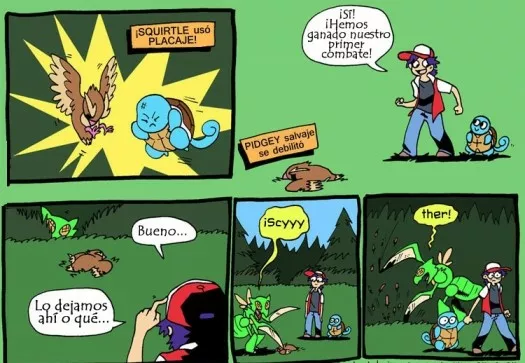 Lo que ocurre con los pokemons que debilitas y no capturas