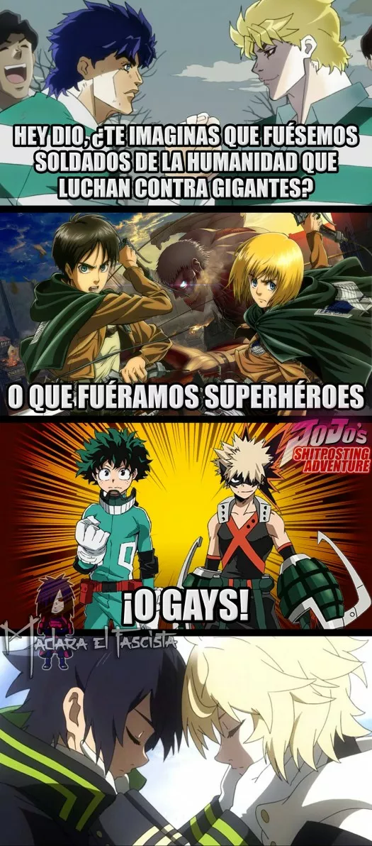 pero yo pese que ya eran gays