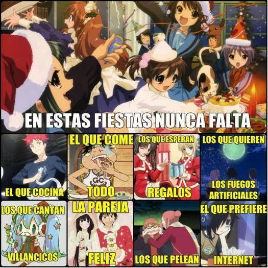 Personas en estas fiestas