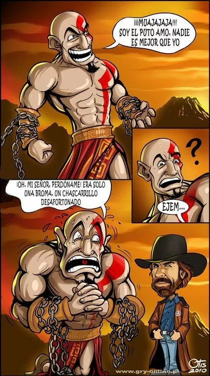 Kratos sólo se acobarda ante una persona 