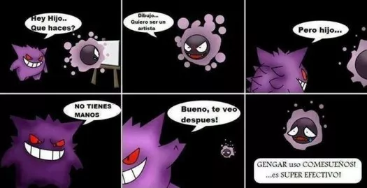 Gengar sabe como romper tus sueños