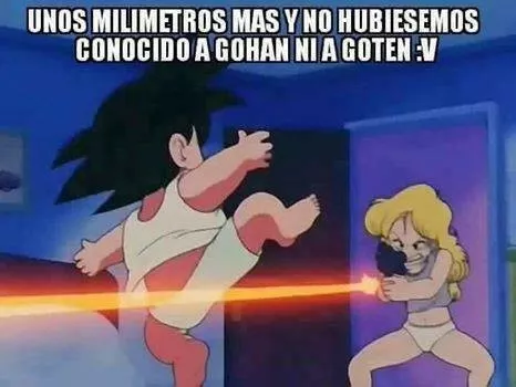 A Goku le gusta el peligro 