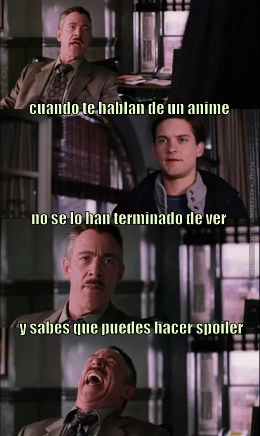 ¿quien le gusta hacer spoiler?