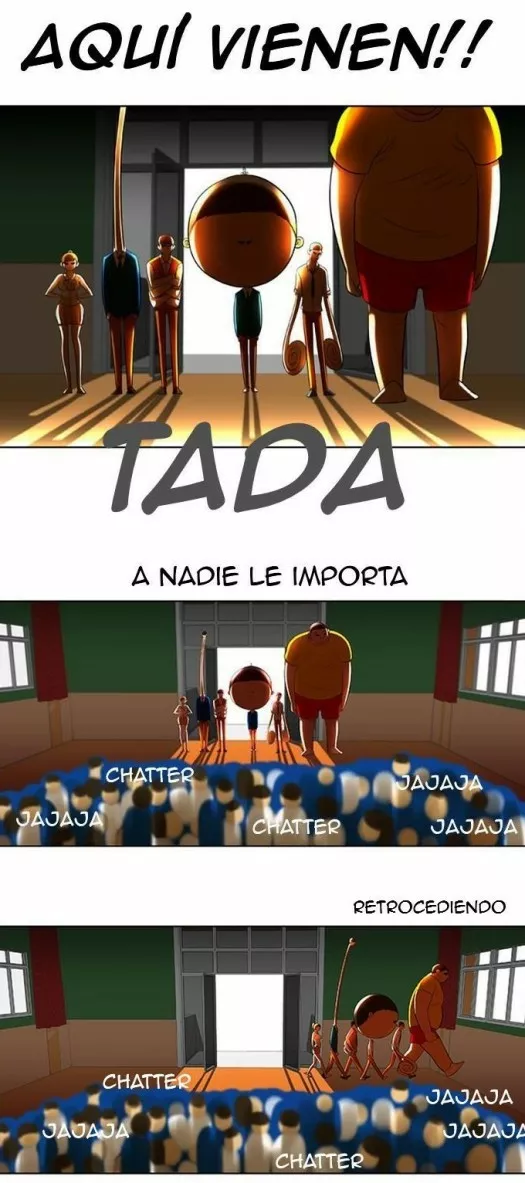 Cuando haces una gran entrada pero a nadie le importa