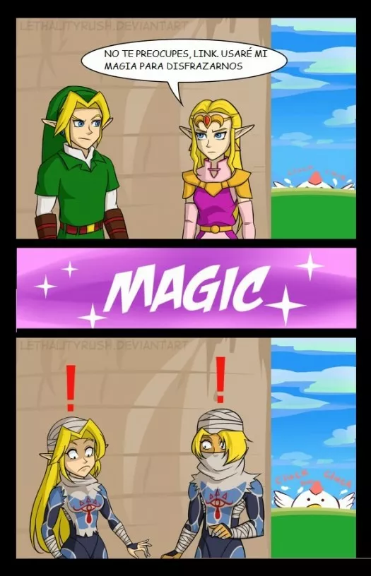 La magia de Zelda para disfrazarse