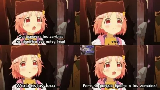 loca pero no por los zombies