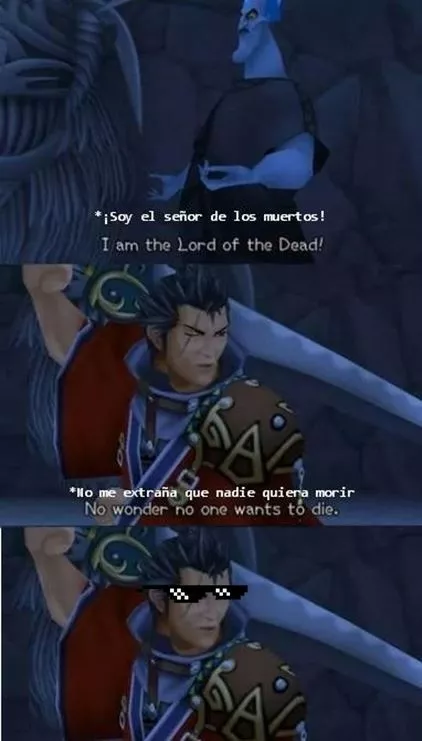 Auron vs hades