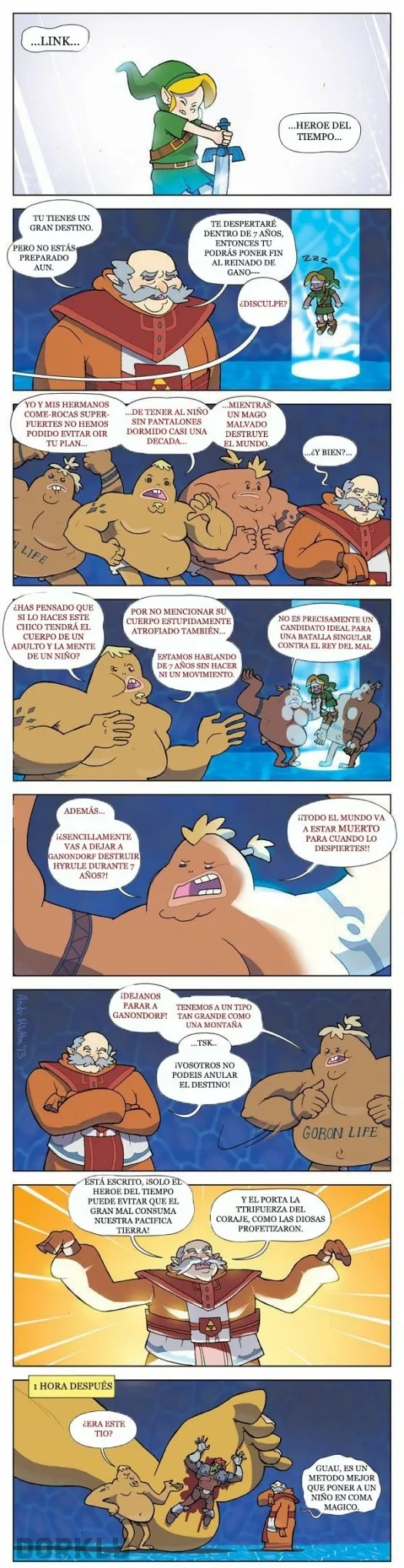 Con lo fácil que es pedir ayuda al goron montaña