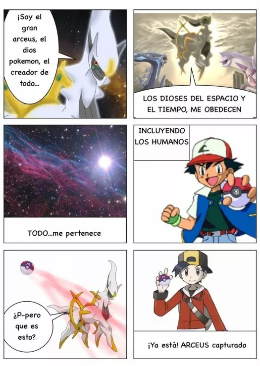 Arceus, no tan poderoso como lo pintan