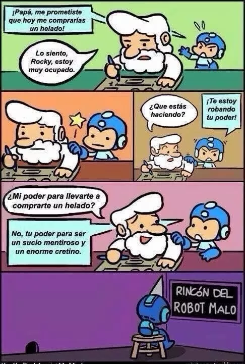 Megaman es un chico malo