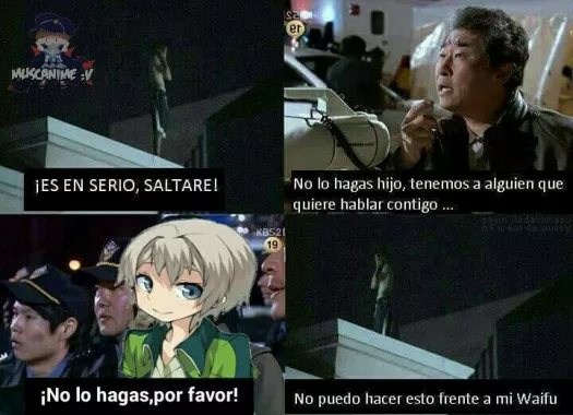 Frente a tu waifu no :'v