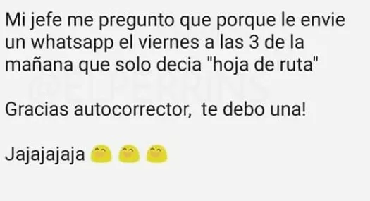 Autocorrector salvando la situacion 