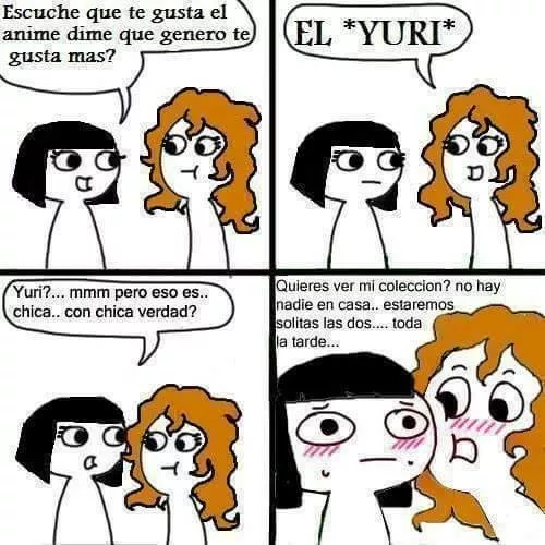 cuidado con las amigas fans del yuri