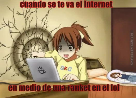 cundo se te va el internet en una ranket