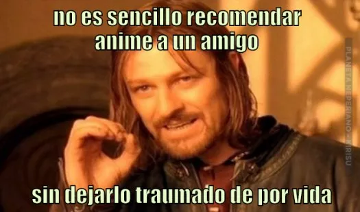 el problema de recomendar animes