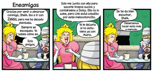 Peach es bastante bocazas y cotilla