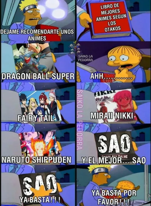 los mejores animes...