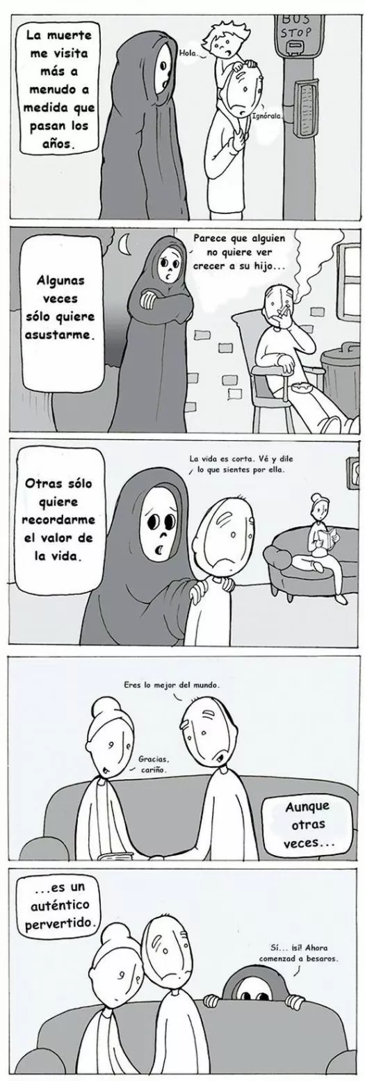 La muerte es un poco viciosilla