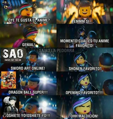te gusta el anime?