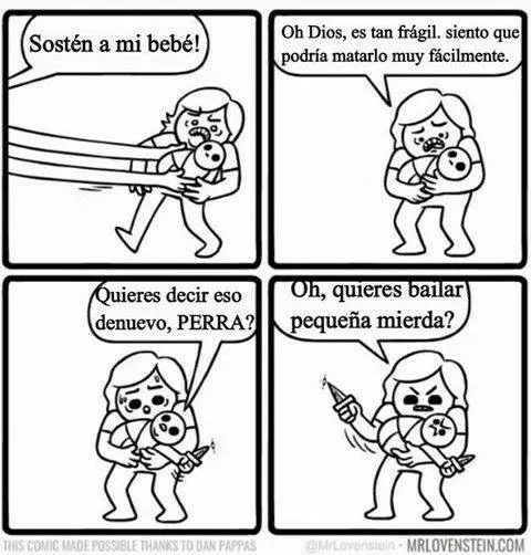 los bebes de hoy en dia.