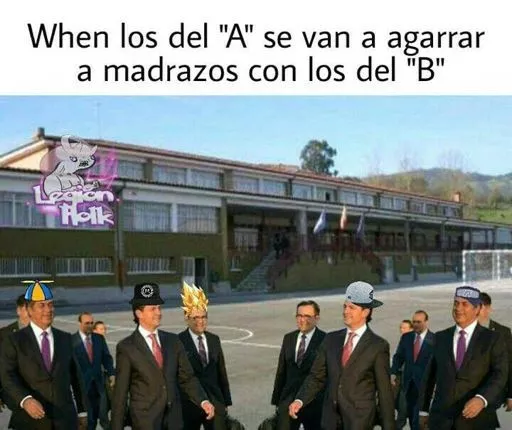 No tuvieron infancia si nunca estaban en contra del otro curso xD