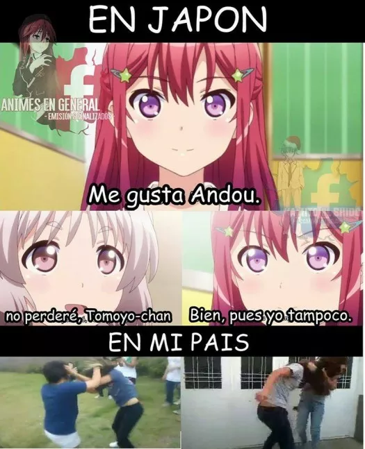 Peleas de amor en japon y el resto del mundo