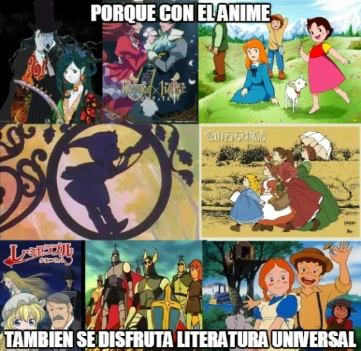 el anime también es literatura universal