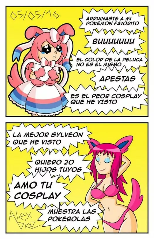 Porque no toman en cuenta al personaje, solamente importa el cosplay