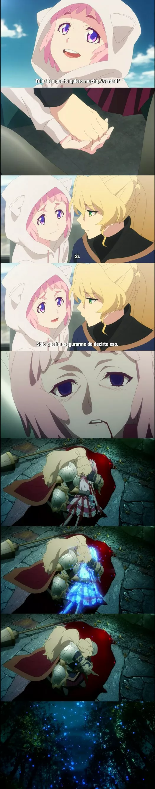 Tipico en el anime empieza un romance yuri y al capitulo siguiente 