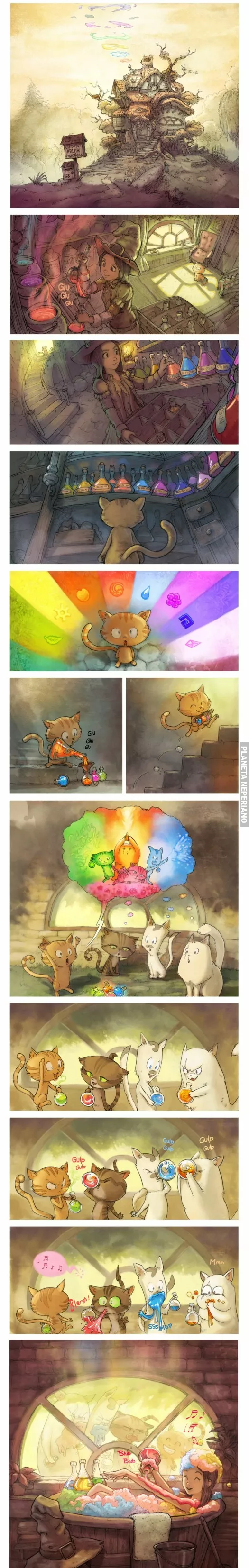 2.La poción arco iris