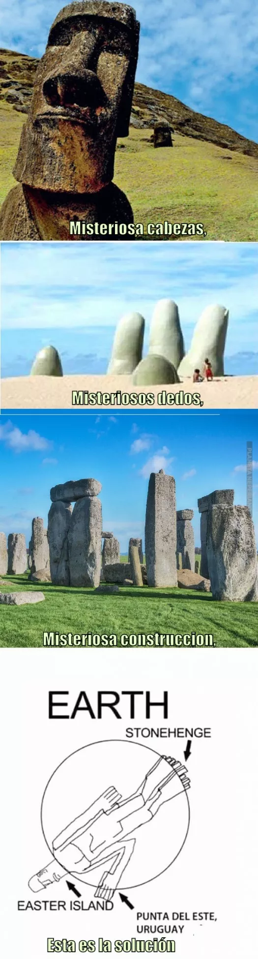 El suelo no es lava, es un gigante de piedra