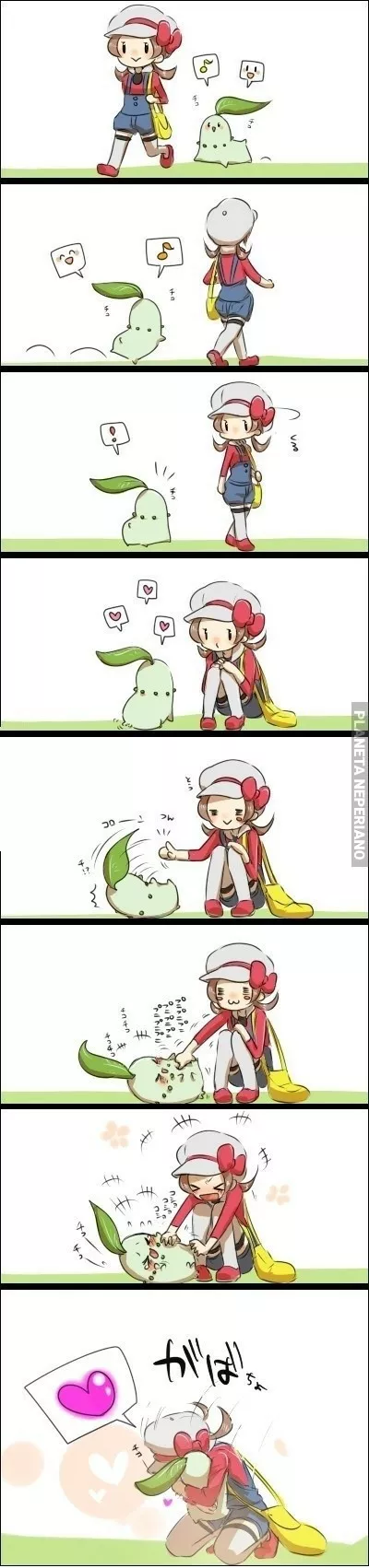 Qué cosita más linda es el primer pokémon
