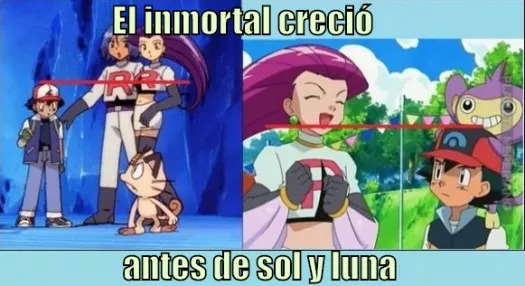 Luego la línea temporal cambió y Ash con ella