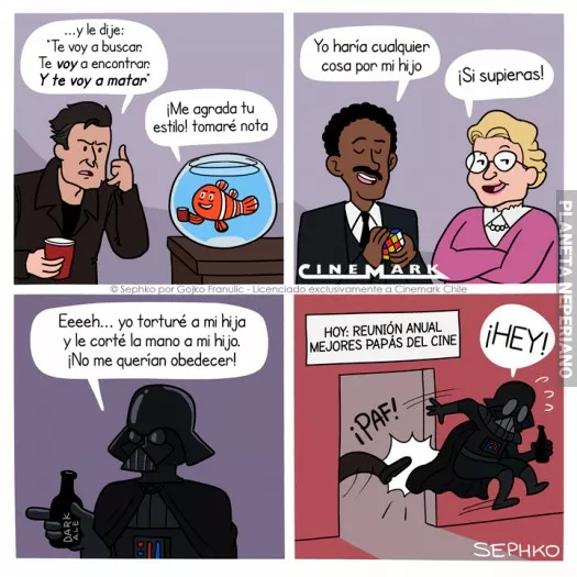 Pero si Darth Vader es un padrazo