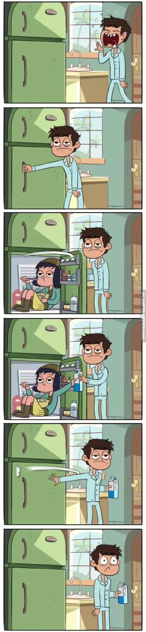 Cuando tu amigo se queda en tu casa y actúa como si fuera suya