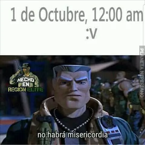 No habrá piedad