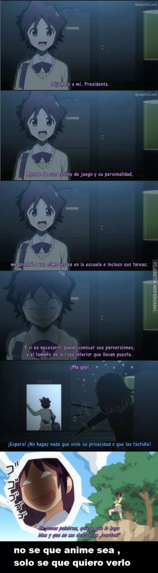 Tranquila, yo me ocupo muajajajaja