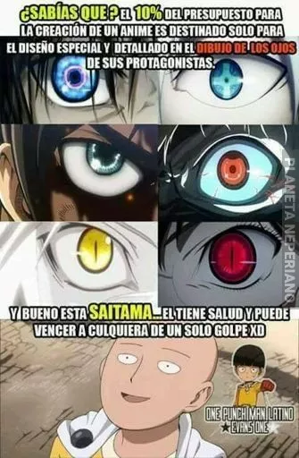 Saitama es simplemente perfecto :v