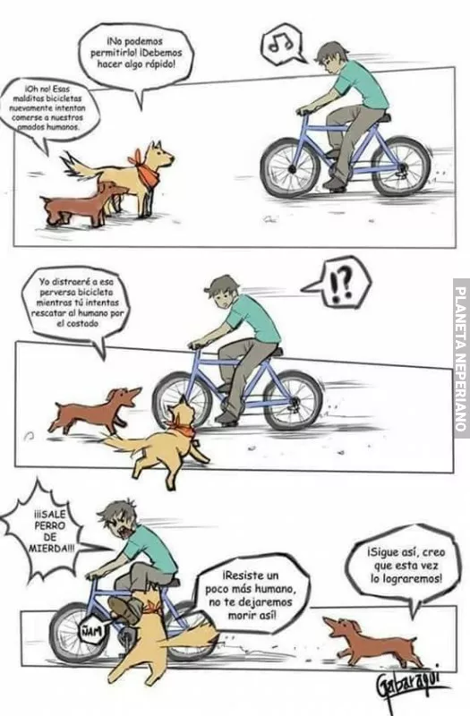 Las bicicletas perversas y sus intentos de comernos :v