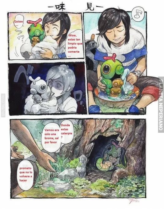 Desde ese día caterpie no volvió a ser el mismo