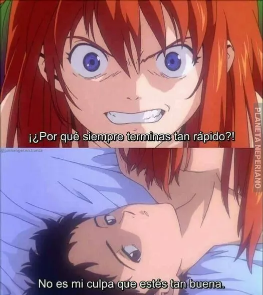 Shinji prefirió montar a asuka...en lugar del pinshi robot