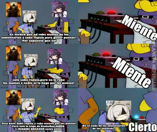Lo acusan de algo que no hace.