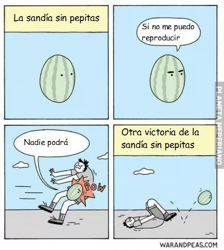 La venganza de la sandía sin pepitas