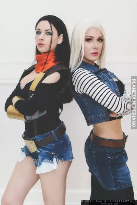 Cosplay hermanos androides